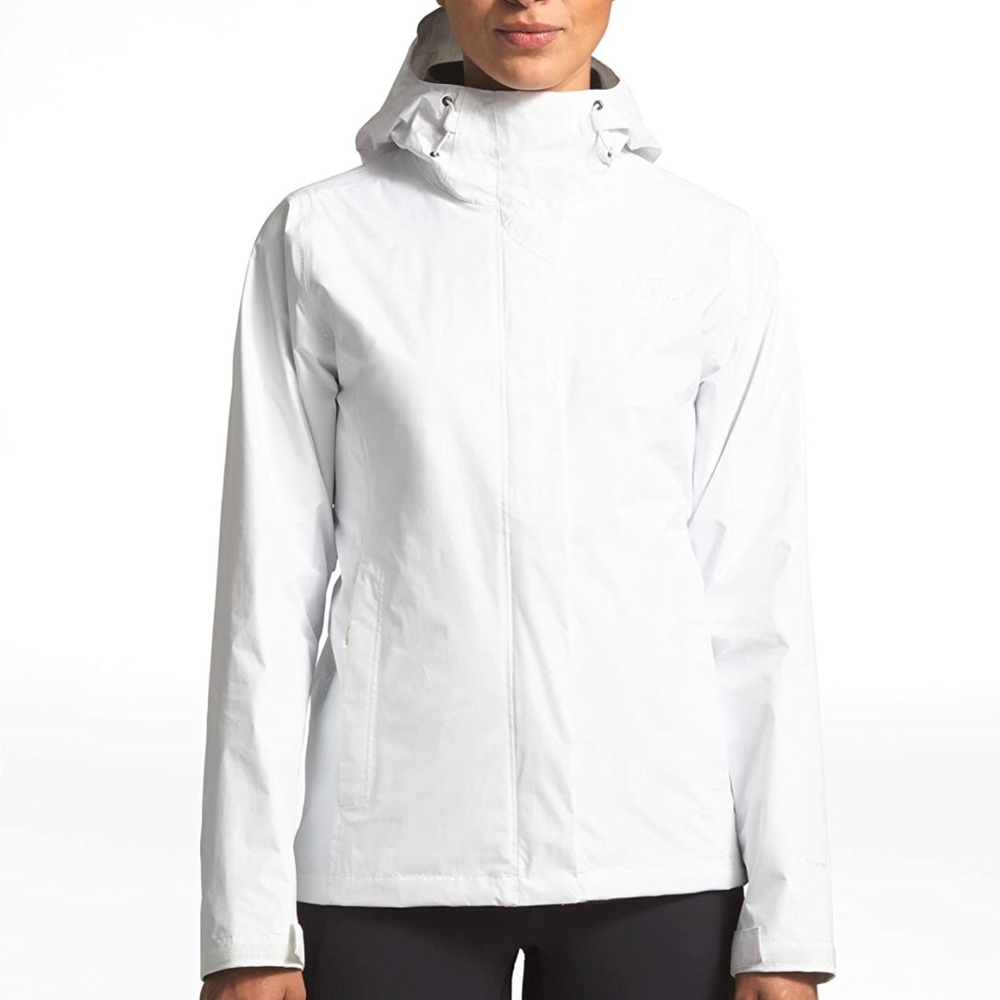 North Face White Rain Jacket
